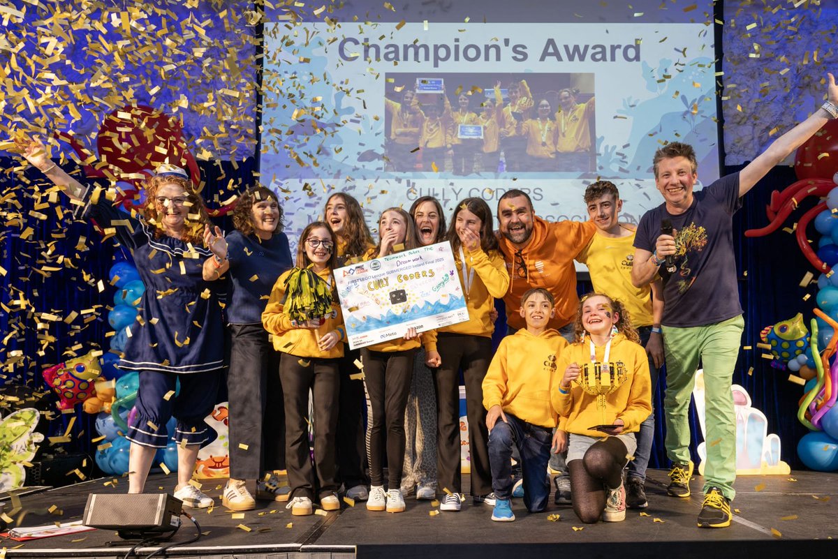 The FIRST® LEGO® League #SUBMERGED Ireland Champions - Cully Coders of Moyne Ulster-Scots Association🏆

Thanks to the Event Sponsor Meta, National Sponsor Amazon. Supported by Research Ireland &amp; Partners DCU &amp; TU Shannon.

#Meta #ResearchIreland #AmazoninCommunities #FLLIRE