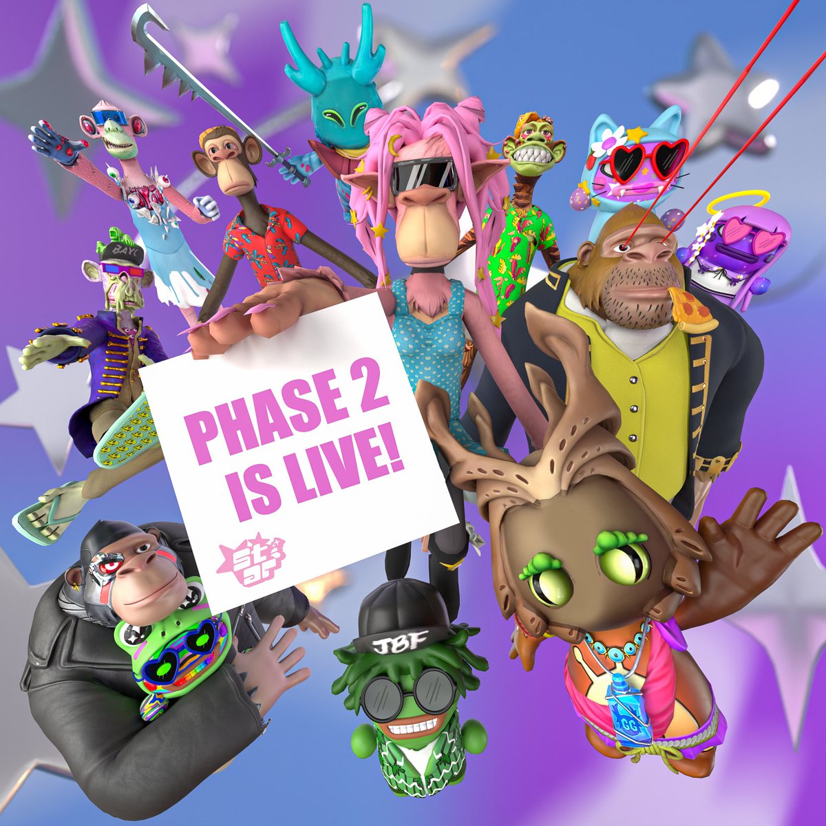 Stargirl Salon (@stargirlsalon) on Twitter photo Let's gooo metaverse fam ⚡️
Phase 2 is live for our ✨Stargirl Salon: Metaverse Stardrops✨ collection on Apechain. This phase will last 24 hours (or till mint out)!
Our <a href="/MagicEden/">Magic Eden 🪄</a> launchpad: magiceden.us/launchpad/apec… Let's gooo metaverse fam ⚡️
Phase 2 is live for our ✨Stargirl Salon: Metaverse Stardrops✨ collection on Apechain. This phase will last 24 hours (or till mint out)!
Our <a href="/MagicEden/">Magic Eden 🪄</a> launchpad: magiceden.us/launchpad/apec…