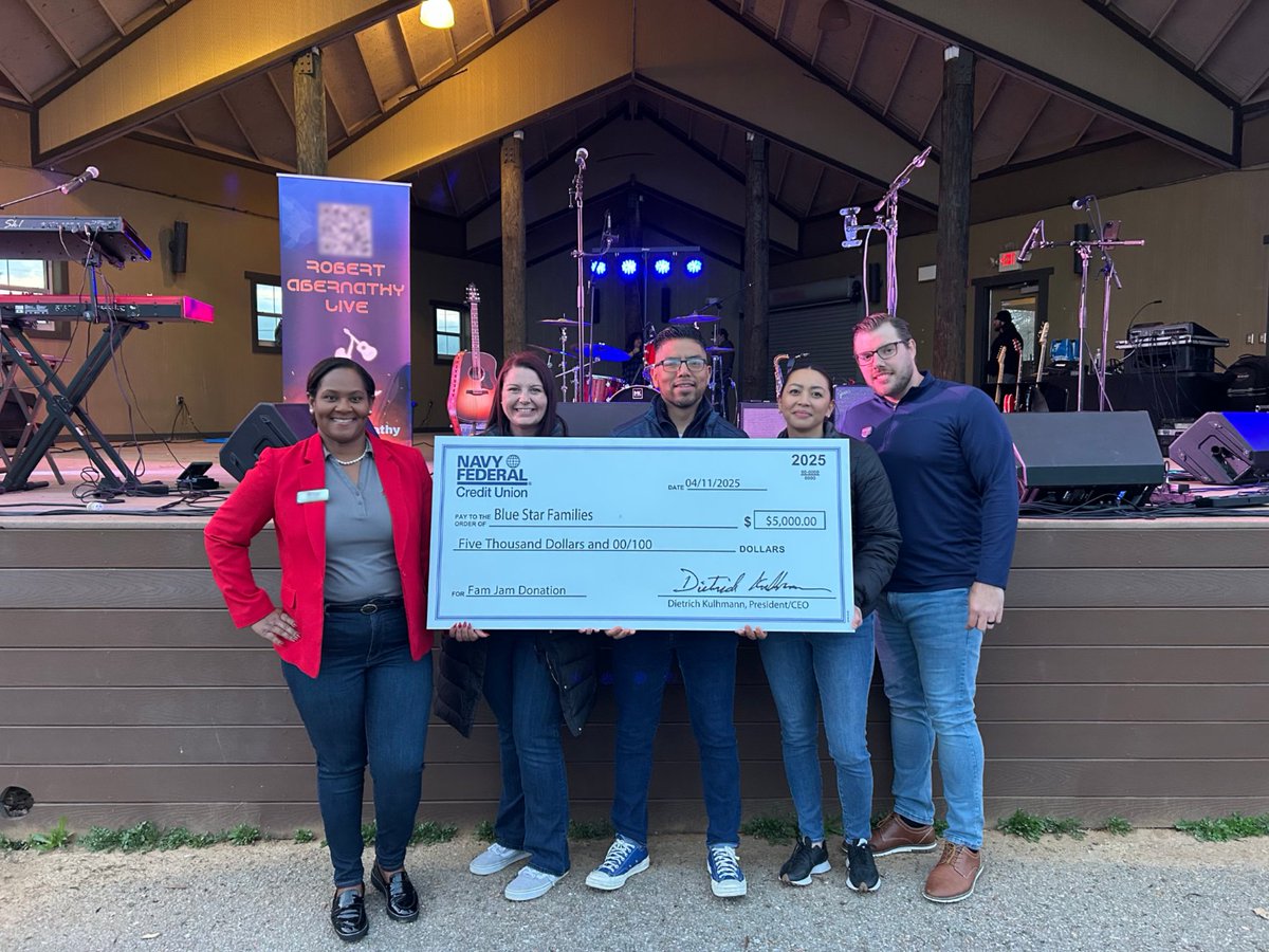 Navy Federal Credit Union (@navyfederal) on Twitter photo Not to toot our own horn, but we thought our Fam Jam in Oak Grove ROCKED. Thanks to all who came out to dance, sing and support a great cause, <a href="/BlueStarFamily/">Blue Star Families ๐บ๐ธ</a>. #NavyFederalFamJam Not to toot our own horn, but we thought our Fam Jam in Oak Grove ROCKED. Thanks to all who came out to dance, sing and support a great cause, <a href="/BlueStarFamily/">Blue Star Families ๐บ๐ธ</a>. #NavyFederalFamJam