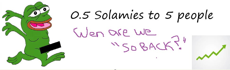 🎁 CONTEST 🎁 

0.5 SOL to 5 random people. When can we say "we are so back"?

Like, comment, retweet and follow on Twitter