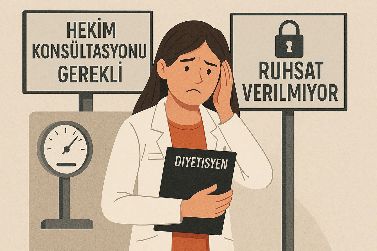 #RuhsatEngeliAdaletsizliği
Hekim yönlendirme şartı danışmanlık hizmetinin erişilebilirliğini ve devamlılığını zorlaştırmaktadır. Beslenme danışmanlığı hekim şartsız verilebilmelidir. 
Mesleğimizi itibarsızlaştırmayın

#diyetisyen