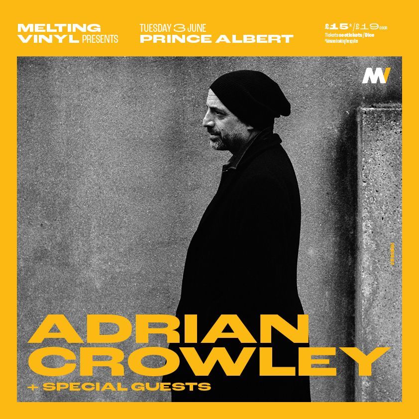 Melting Vinyl (@meltingvinyl) on Twitter photo "Like a gothic Leonard Cohen - leaving you aching for more."
Very exited to have Adrian Crowley <a href="/MrAdrianCrowley/">Adrian Crowley</a> + special guests play The Prince Albert on Tues 3rd June.
Award-winning Irish songwriter, singer, and composer
Tickets & info: bit.ly/MeltingVinylTi…
#folkmusic "Like a gothic Leonard Cohen - leaving you aching for more."
Very exited to have Adrian Crowley <a href="/MrAdrianCrowley/">Adrian Crowley</a> + special guests play The Prince Albert on Tues 3rd June.
Award-winning Irish songwriter, singer, and composer
Tickets & info: bit.ly/MeltingVinylTi…
#folkmusic