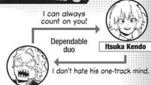bkgsdragon's tweet photo. bakugou            kendou
                   🤝
   ‘..but i don’t hate him’ https://t.co/YcBlWLYQma