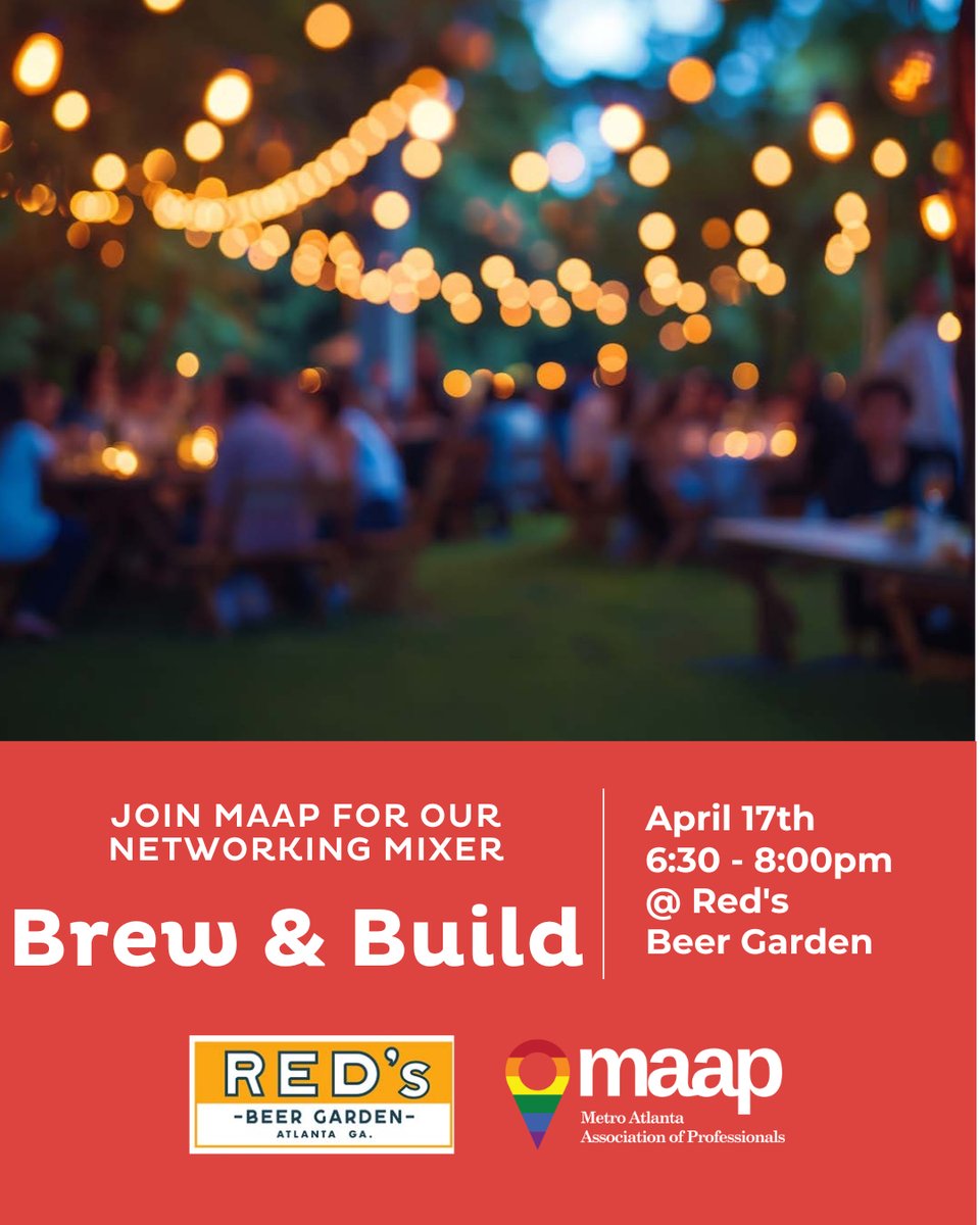 maapatl's tweet photo. Midweek blues? Not here! Join us Thurs, April 17 from 6:30–8pm at Red’s Beer Garden for chill vibes, hot dogs, elite brews &amp; 10% off all night. MAAP’s got a private space just for you. RSVP now &amp; we’ll see you there! https://t.co/agfHLgcfNj