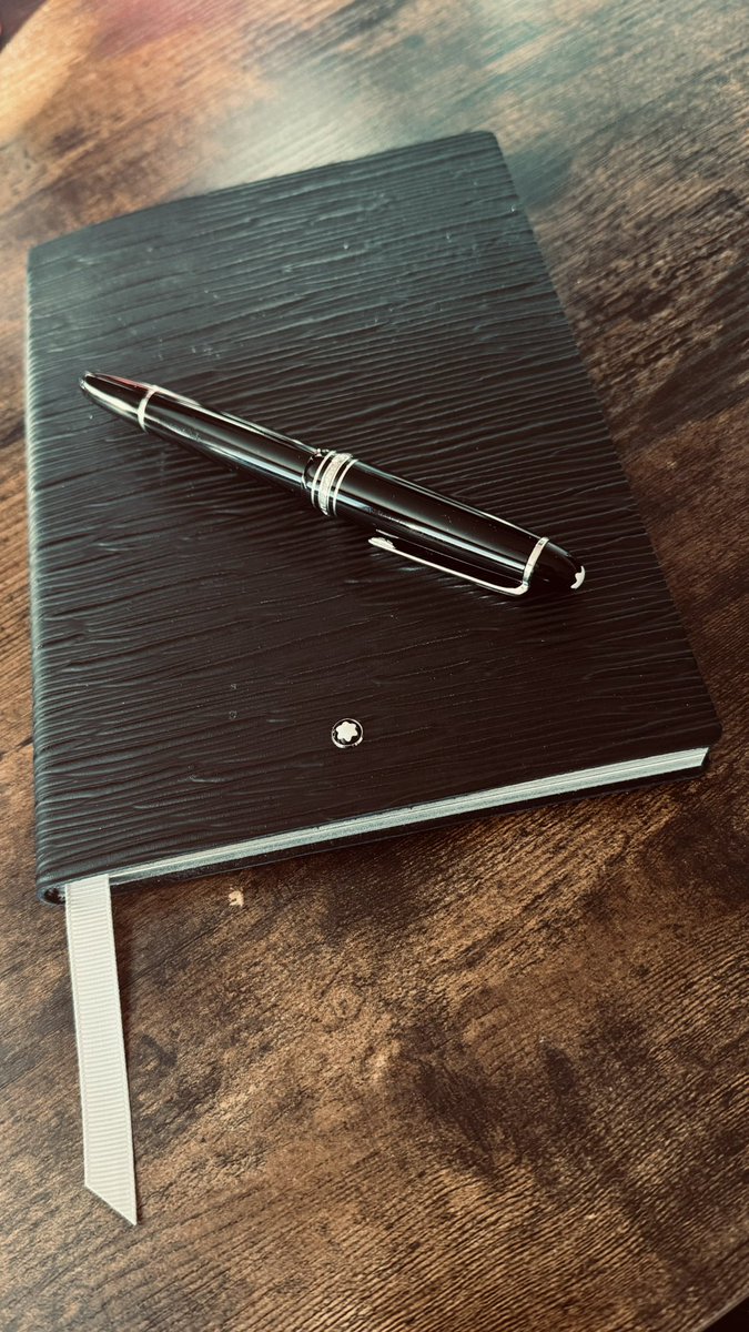 I journal twice a day. Morning and night. Discipline. Clarity. Control.

With a Montblanc pen, in a Montblanc notebook. 

Not for show — for standards.

If your thoughts matter, you don’t scribble them in trash.

Self-respect isn’t optional. It’s the foundation.