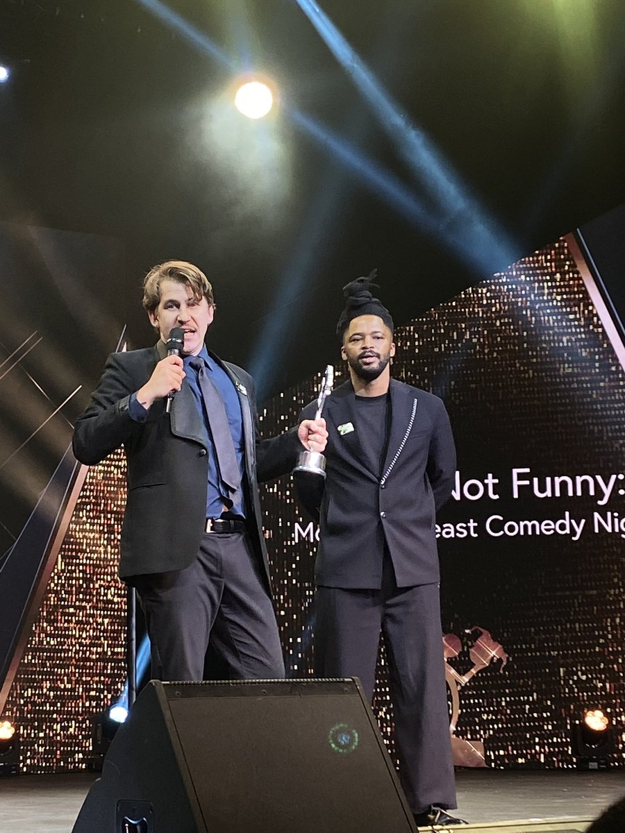 FAME_SA24's tweet photo. Awards!!

Savanna Comics Choice Awards 2025

That'sNot Funny: Moveable Feast
Comedy Night Best Comedy Festival Or Show Award Winner

@SavannaCider #SavannaCCCA #savannacca https://t.co/XF8EHBZbz4