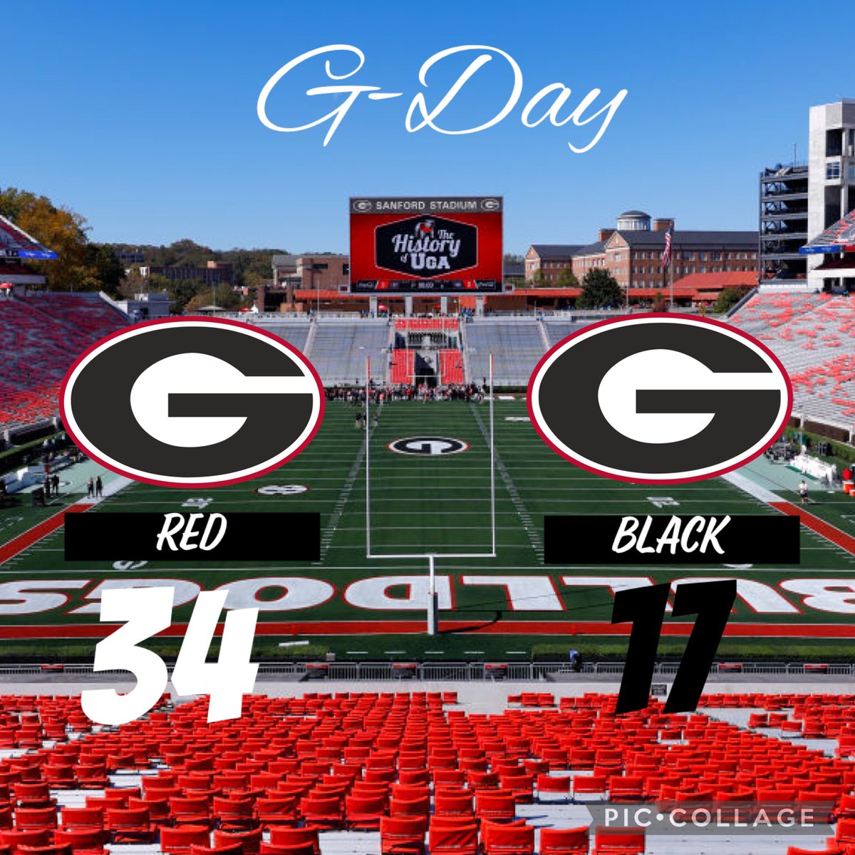 🔴G-Day FINAL⚫️ 

•An absolute crime black jerseys arnt used more 

•there is no QB competition 

•Jeremey Bell is going to be a role in the offense quicker than people expected 

• Dominic Kelly seems to be a hit in the recruiting cycle 

• Having Colbie Young back is huge