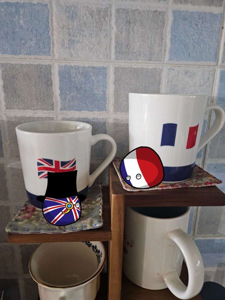 Uk and France
.
#countryballs
#countryball 
#polandball 
#Uk
#UnitedKingdom
#France