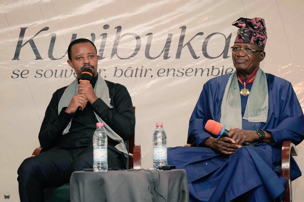 RwandainGhana's tweet photo. A panel featuring Pacifique Kayihura, a survivor and Rtd. General Controller of Benin Police Constant Prosper SOSSOU discussed on the nature of the crime of genocide, how it manifested in Rwanda, the need for ensuring  that every genocidaire incl. those who deny it face justice. https://t.co/CfpBxpVWey