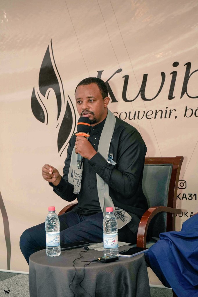 RwandainGhana's tweet photo. A panel featuring Pacifique Kayihura, a survivor and Rtd. General Controller of Benin Police Constant Prosper SOSSOU discussed on the nature of the crime of genocide, how it manifested in Rwanda, the need for ensuring  that every genocidaire incl. those who deny it face justice. https://t.co/CfpBxpVWey