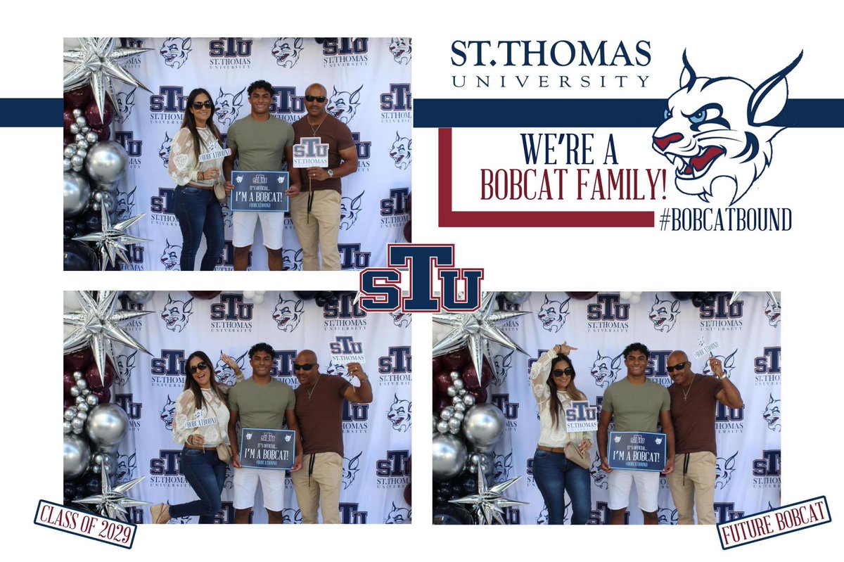 jessyljo's tweet photo. Had fun @StThomasUniv #Admissionsday It’s official!! Proud to join the #STUBobcat family!! https://t.co/QveV8fNUSM