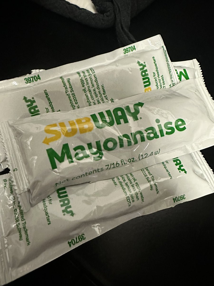 Mayonnaise from <a href="/SUBWAY/">Subway®</a> should be called WAYonnaise. That is all.