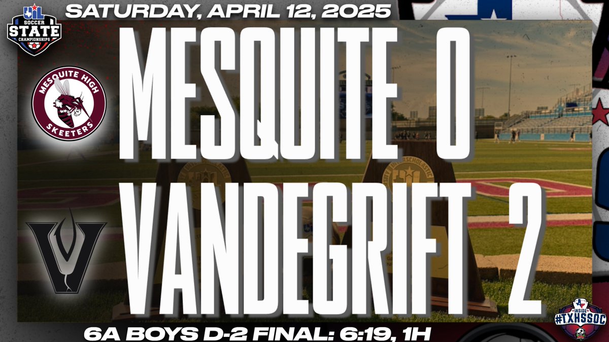 50_50Pod's tweet photo. 6A Boys D2 Final:                
#UILState       

GOOOAL Vandegrift!! A great counter finished off by #11, Nabhi Shrimal. 6:19, 1H
@SkeeterPride 0 - 2 @Vipersoccer
#TXHSSOC #GoingToGeorgetown https://t.co/WqUv8ldrs0