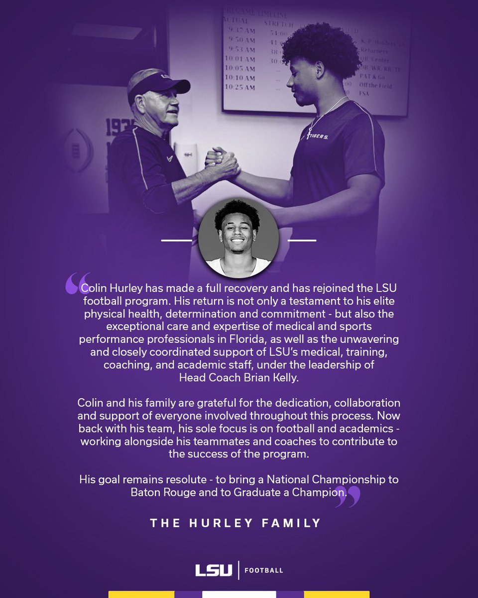 A message from the Hurley family