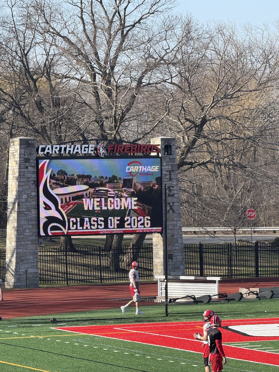 Had a great time <a href="/Firebirds_FB/">Carthage College Football</a> today on a visit huge thanks to <a href="/CoachKruse62/">Rob Kruse</a> and <a href="/CoachPopino/">Matthew Popino</a> for the invite, hope to get back! <a href="/CoachAndersen2/">Ryan Andersen</a> <a href="/CoachHilton_/">Coach Hilton</a> #PDT