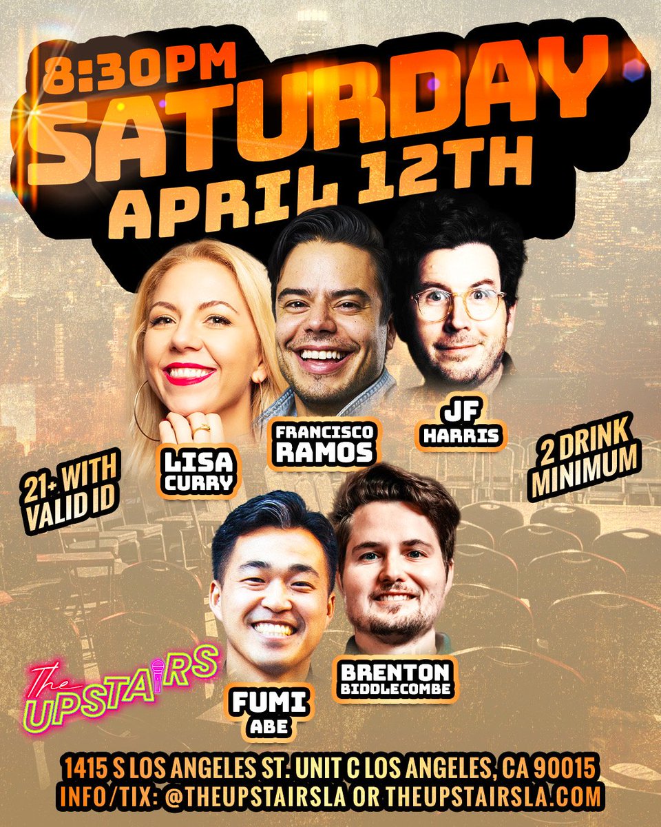Tonight <a href="/TheUpstairsLA/">TheUpstairsLA</a> tixr.com/groups/theupst…
