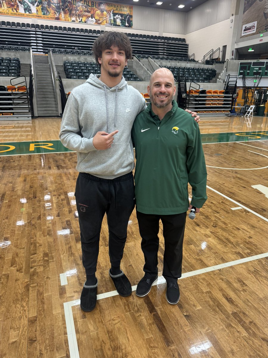 Logan Burnett (@loganburnett26) on Twitter photo Had a great visit at <a href="/NorfolkStateFB/">Norfolk State Football 🔰</a> for junior day/scrimmage! Learned a lot and met some great coaches and players!
🟢🟡
<a href="/CoachSteveAdams/">Steve Adams</a> <a href="/BossCross76ers/">Coach Izaan Cross</a> <a href="/CoachTreCage/">Tre Cage</a> <a href="/CoachKnouff/">John Knouff</a> <a href="/GainesvilleFoo1/">Gainesville Football</a> <a href="/c4_training/">C4 ATHLETIC PERFORMANCE</a> Had a great visit at <a href="/NorfolkStateFB/">Norfolk State Football 🔰</a> for junior day/scrimmage! Learned a lot and met some great coaches and players!
🟢🟡
<a href="/CoachSteveAdams/">Steve Adams</a> <a href="/BossCross76ers/">Coach Izaan Cross</a> <a href="/CoachTreCage/">Tre Cage</a> <a href="/CoachKnouff/">John Knouff</a> <a href="/GainesvilleFoo1/">Gainesville Football</a> <a href="/c4_training/">C4 ATHLETIC PERFORMANCE</a>