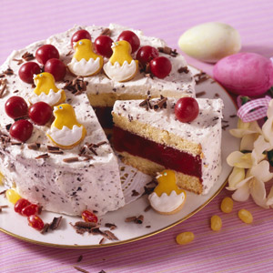 Delight your family and friends with this Easter Cherry Cake ("Oster Kirschtorte") on Easter Sunday. Recipe in this newsletter
Easter Gifts &amp; Chocolate Promo - mailchi.mp/thetasteofgerm…