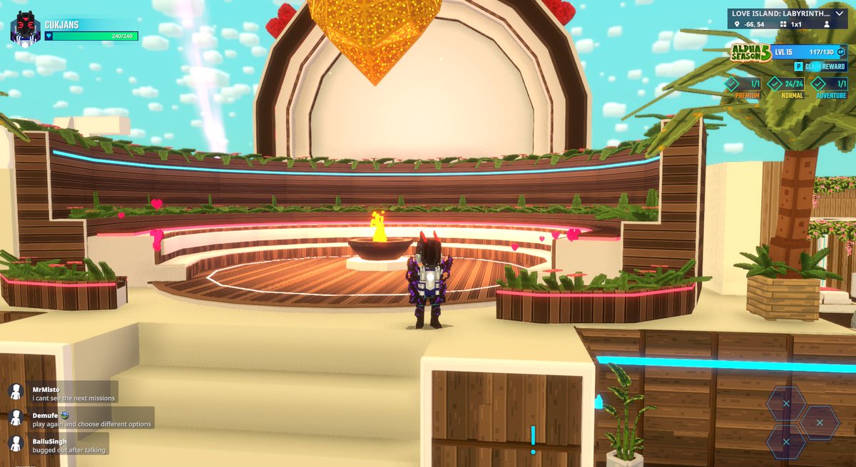 We're at the Love Island fire pity waiting to get our heads turned 👀 <a href="/TheSandboxGame/">The Sandbox</a> tsbga.me/TheSandbox #AlphaSeason5