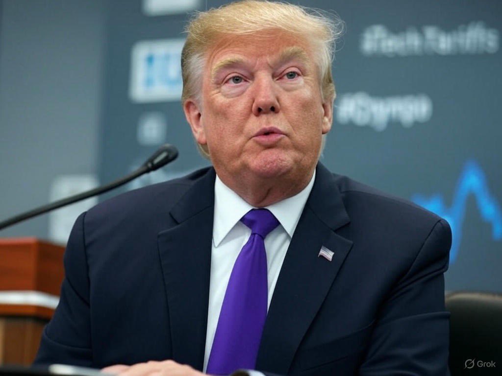 1CryptoChaser's tweet photo. 🚨Trump exempts smartphones, chips, computers &amp; more from tariffs, easing tech industry fears. Storage cards, modems, semiconductors also spared.
Could crypto benefit? 🚀 The Kobeissi Letter says big tech wins. 
#TechTariffs #Crypto #Trump
#CryptoWave https://t.co/WVjwzhbBTM