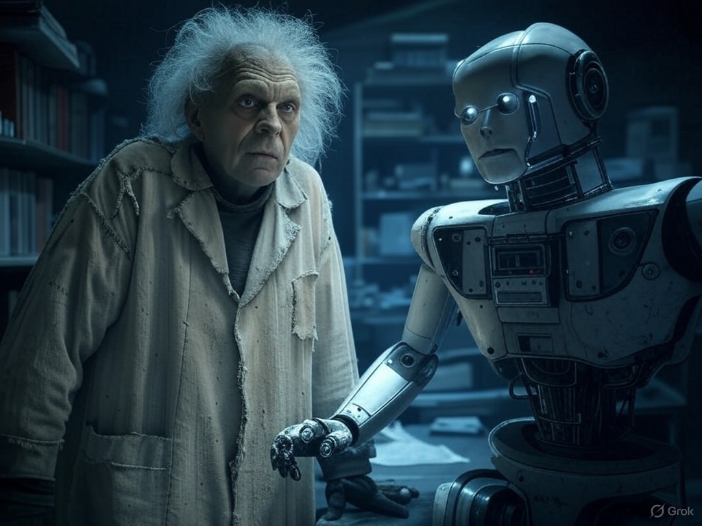 The brilliant but eccentric Dr. Frankenstein of the 21st century decided to create the perfect companion. It turned out to be a robot that comments on your every move and criticizes your culinary skills.

#madscientists
<a href="/madscientists_x/">Mad Scientists 🧪</a>