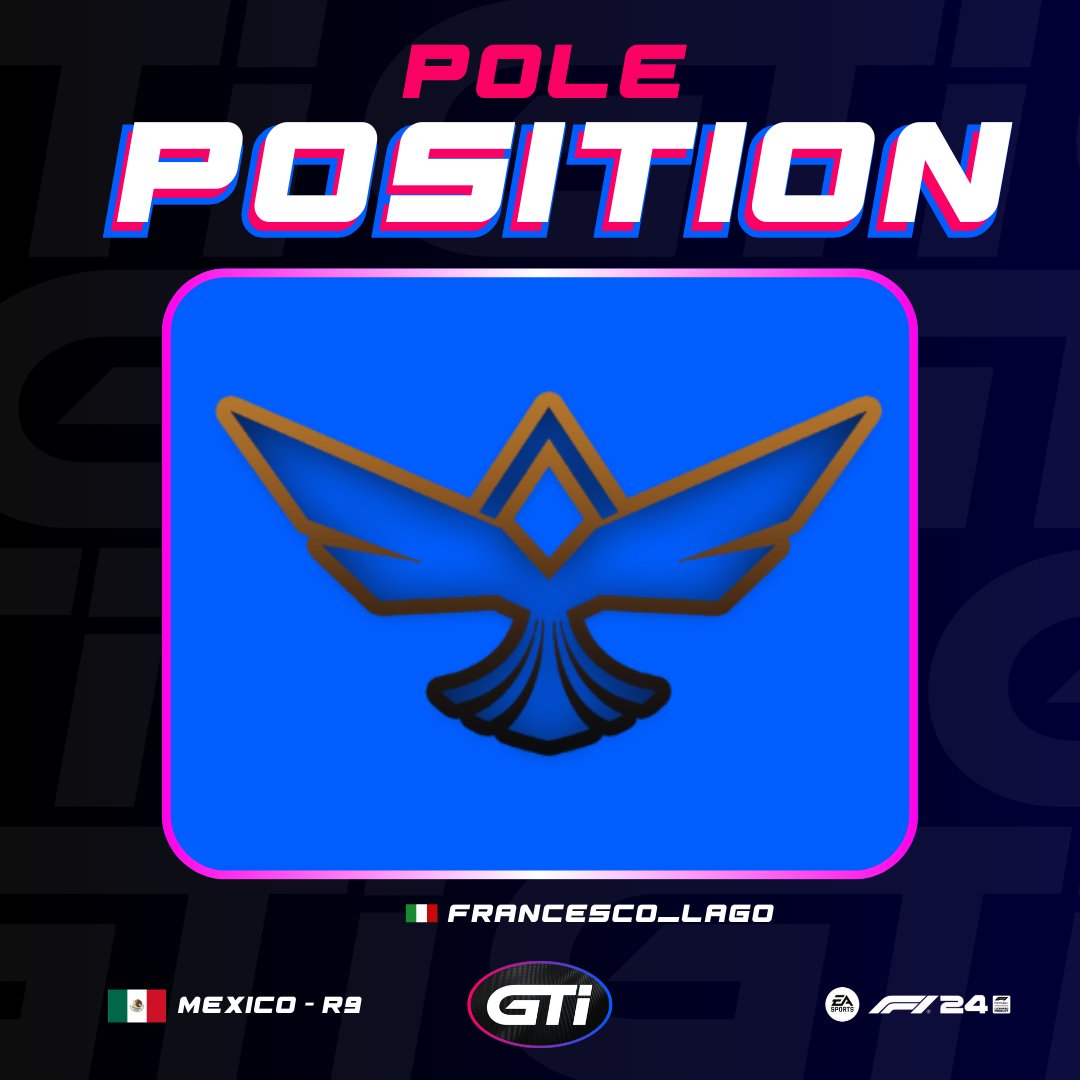 ⏱️ROUND 9 - POLE POSITION 🇲🇽⏱️

What a time from <a href="/Francesco_Lago1/">Francesco</a> for <a href="/CPI_Esports/">CPI Esports Ltd.</a> in 1:12.696 ! 🔥

The race is NOW on Twitch (link in bio)