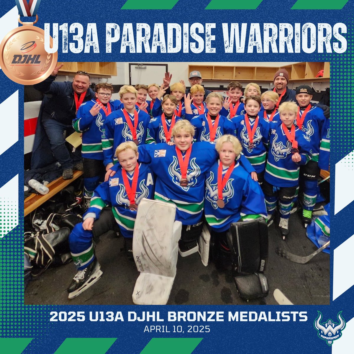Last night our U13A Warriors took the win in a thrilling Bronze medal game ending in a shootout win!

Congrats Warriors!