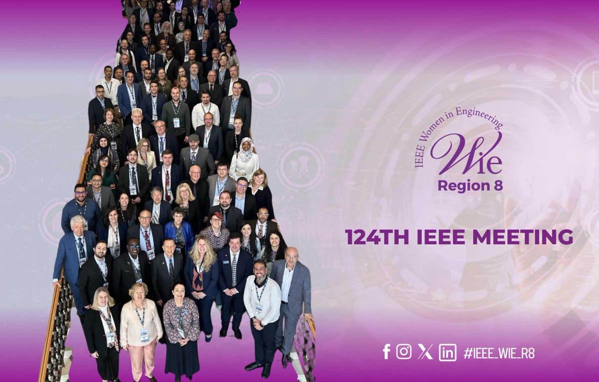 r8wie's tweet photo. During the 124th IEEE Region 8 Meeting held in Budapest from March 4–6, we had the privilege of presenting the IEEE Region 8 Women in Engineering goals, key performance indicators, and annual initiatives. https://t.co/lvXz56VRmc