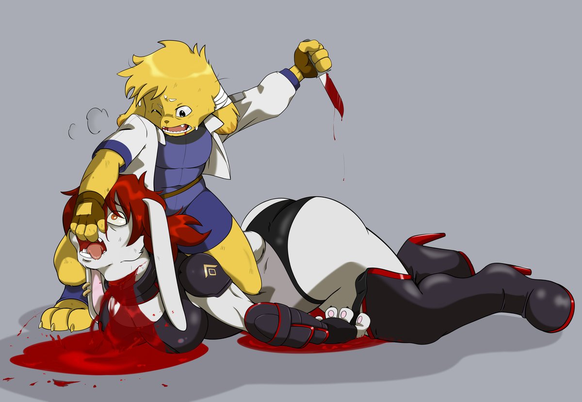 TOM (@imtomstweets) on Twitter photo The FINAL CHAPTER in the <a href="/HIM_Army/">♟YellowA♟一只阿黄</a> trilogy! : D
I think we all knew our bunny mini-boss wasn't long for this world but boy... what a mess she made on the way out! v__v
I really like this piece because I think it is the closest I got to capturing YellowA's style. <X D
❤️! ! The FINAL CHAPTER in the <a href="/HIM_Army/">♟YellowA♟一只阿黄</a> trilogy! : D
I think we all knew our bunny mini-boss wasn't long for this world but boy... what a mess she made on the way out! v__v
I really like this piece because I think it is the closest I got to capturing YellowA's style. <X D
❤️! !
