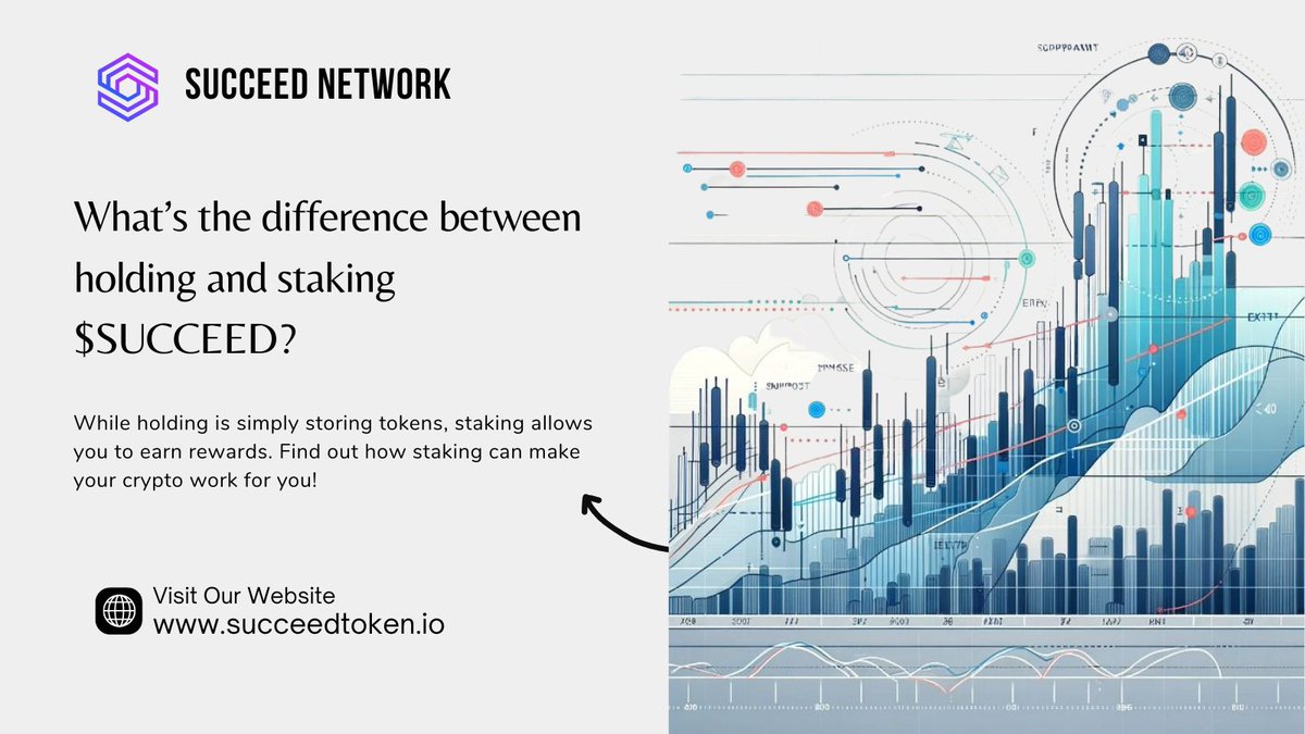 SucceedNetwork's tweet photo. 💡 What’s the Difference Between Holding and Staking $SUCCEED?

Holding your $SUCCEED tokens means keeping them safe in your wallet waiting for their value to grow over time.

🎯Want to stake your tokens? Learn how to get started here.

#Blockchain #SucceedCoin #Cryptotrading https://t.co/BiTP7u4VEC