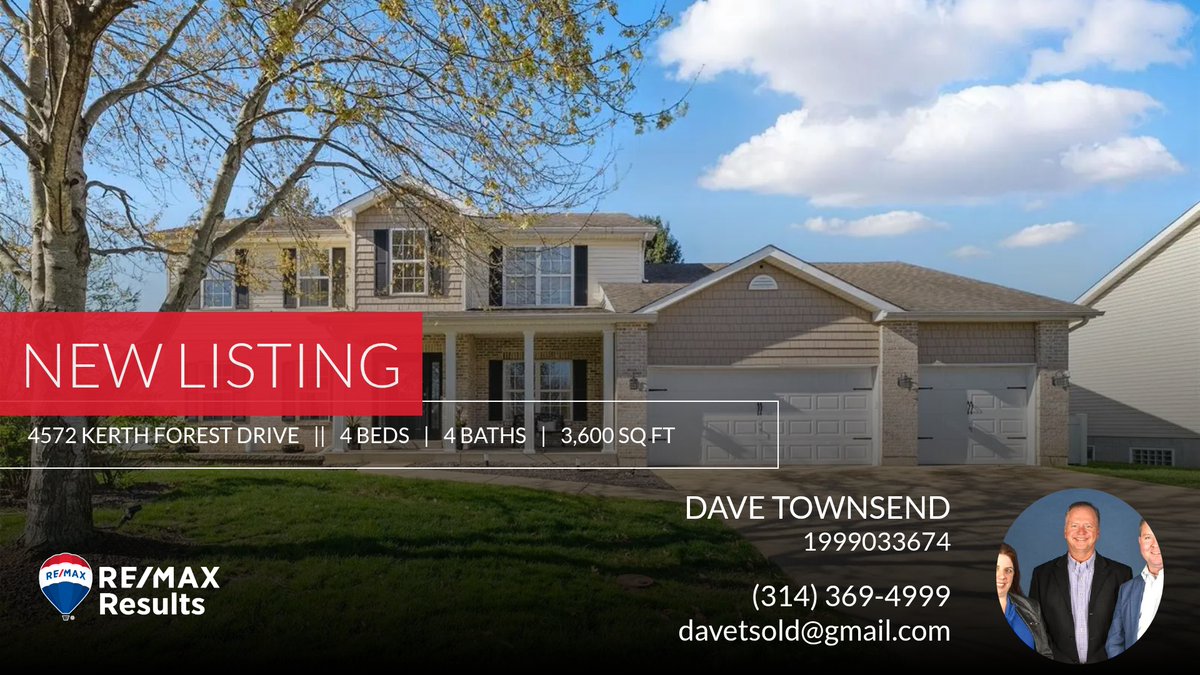davidtownsend1's tweet photo. 📍 New Listing 📍 Take a look at this fantastic new property that just hit the market located at 4572 Kerth Forest Drive in St Louis. Reach out here or at (314) 369-4999 for more information!

Listed by Holli Mendi... https://t.co/X7HyrnfYWp https://t.co/sF5aoEzzXC