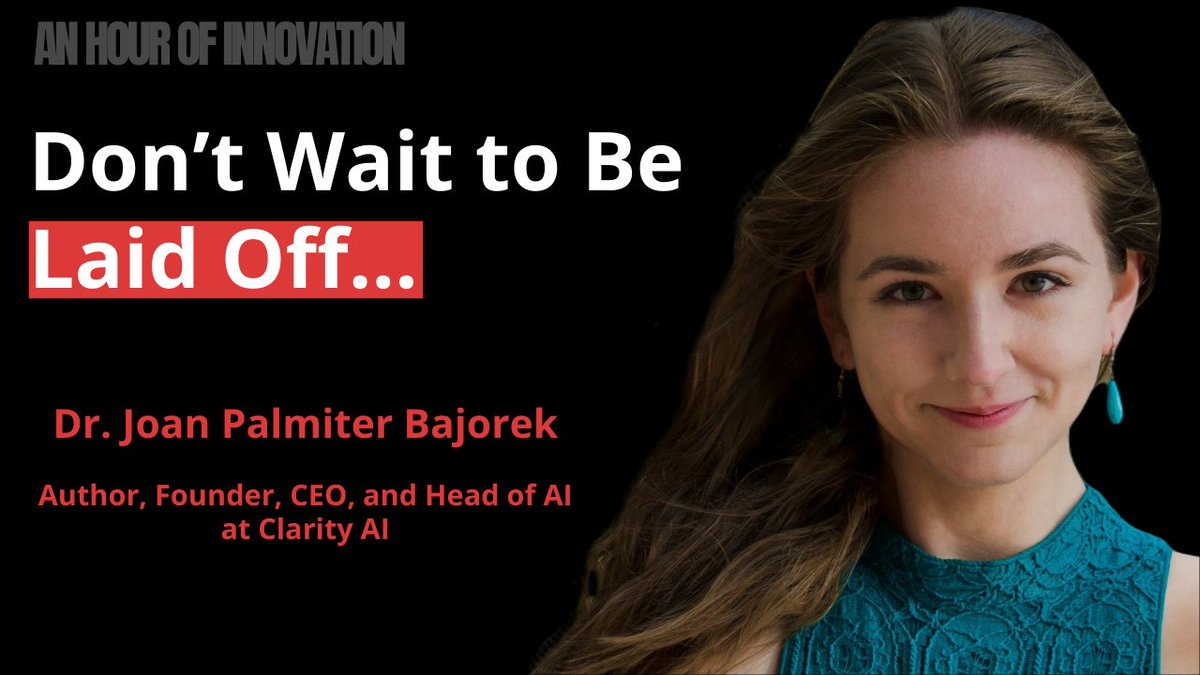 How to Future-Proof Your Career &amp; Build 22 Income Streams in the Age of AI

In this episode of An Hour of Innovation, Vit Lyoshin sits down with <a href="/JoanBajorek/">Dr. Joan Palmiter Bajorek</a> , AI expert and bestselling author of Your AI Roadmap, to explore what it really means to future-proof your career and