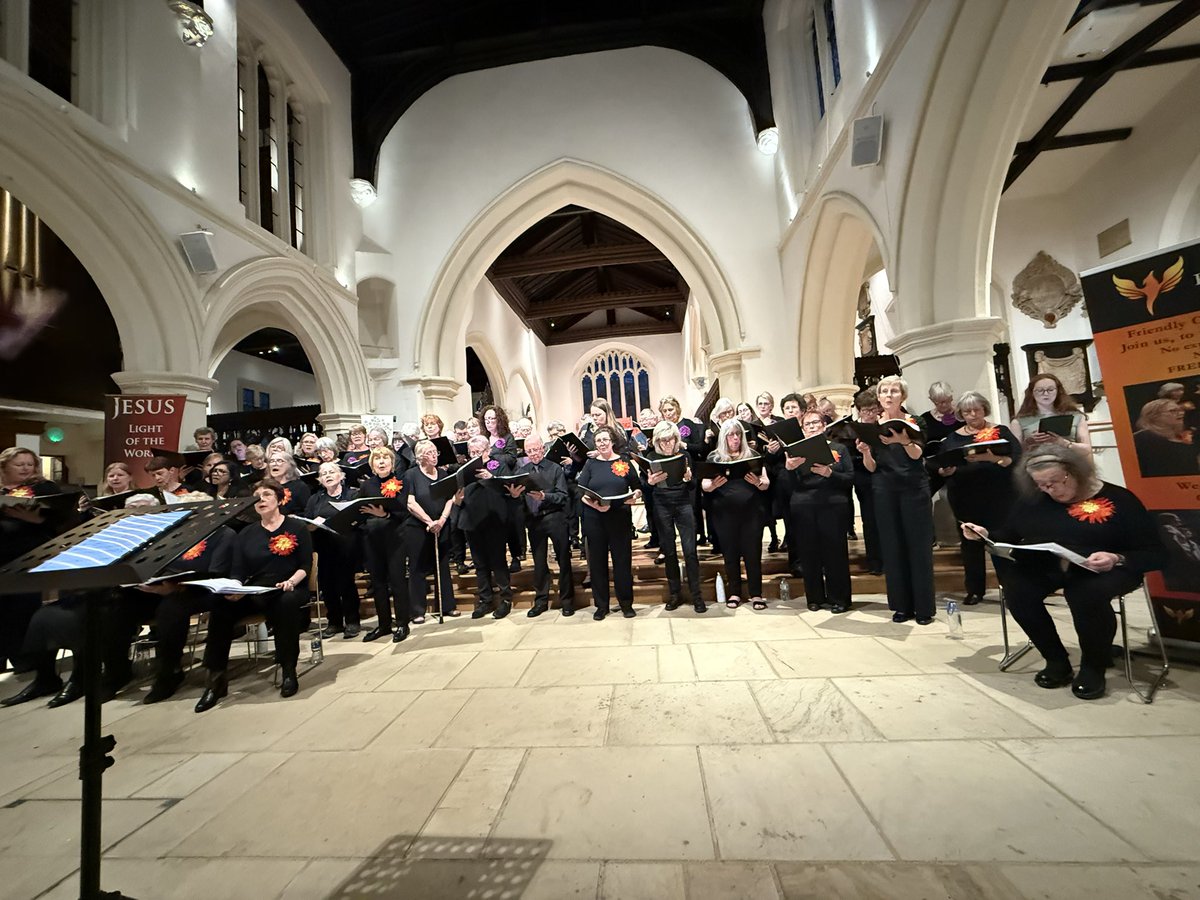 The best way to finish a very busy week is to attend the Watford Phoenix Choir and Kings Langley Choir #concert  . It was lovely evening. Thank you for the invite, and wish everyone a nice restful Sunday.