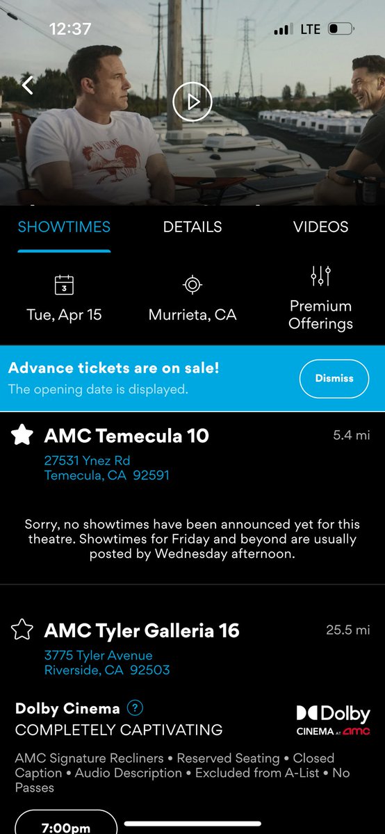 I love having <a href="/AMCTheatres/">AMC Theatres</a> stubs, but having an event where it looks like my theaters theater is the only one without sucks. Guess I’ll have to wait til it actually comes out 🤷‍♂️ #amcstubs #amctheaters