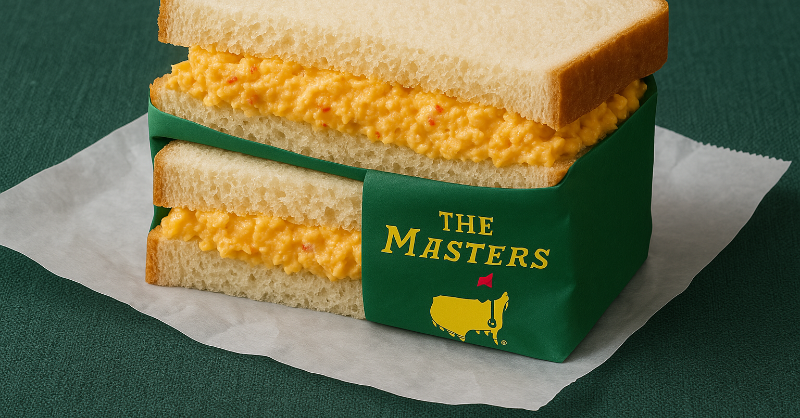 weareequls's tweet photo. Masters Pimento Cheese: History of the $1.50 Sandwich Legend