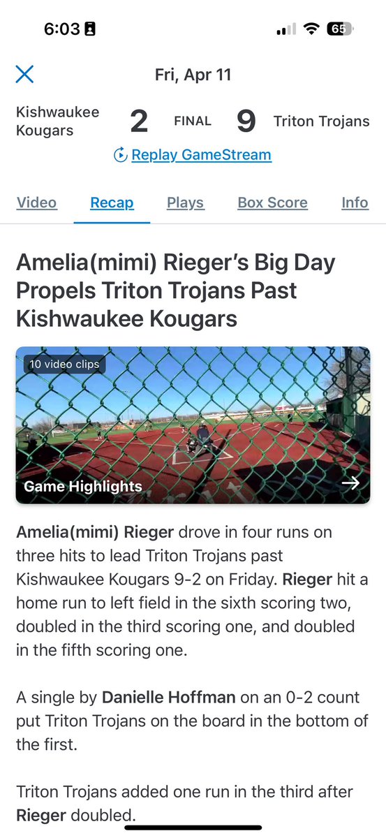 TheMeems27's tweet photo. Lit up the circle and crushed it at the plate! #TheMeems #TritonSoftball @TritonSoftball_ @Ringor 🔥 🥎 ⭕️ https://t.co/kkerGjnbRT