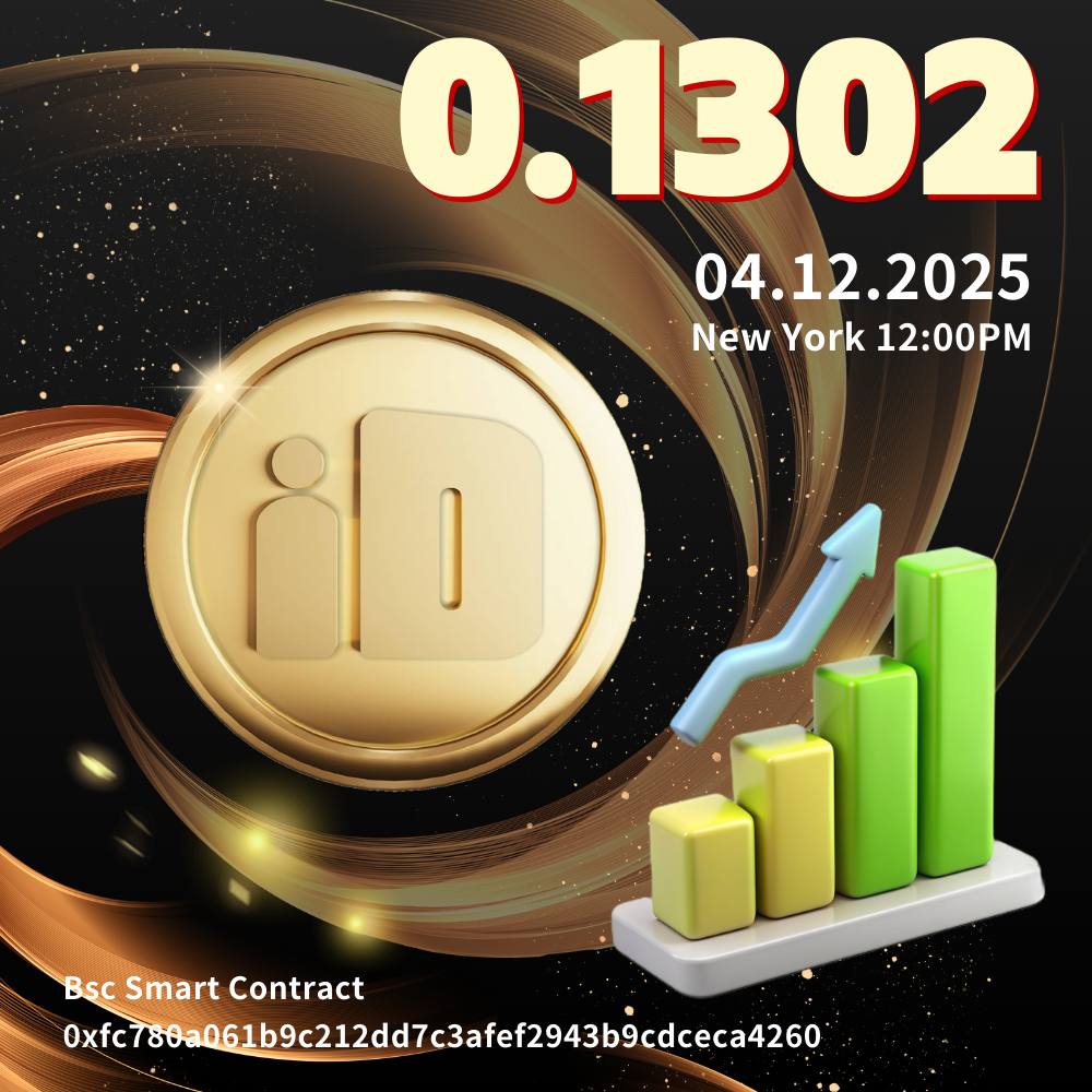 idplanet_world's tweet photo. π NEW PRICE ALERT π
β¨ On April 12, 2025, at 12:00 PM (NY time), our ID Token price will rise to $0.1302! β¨
π« Contract: 0xfc780a061b9C212DD7C3AfeF2943B9CdCeca4260 π«
#IDToken #Mining #Node #id #idc #idx https://t.co/FfyUxINgcA