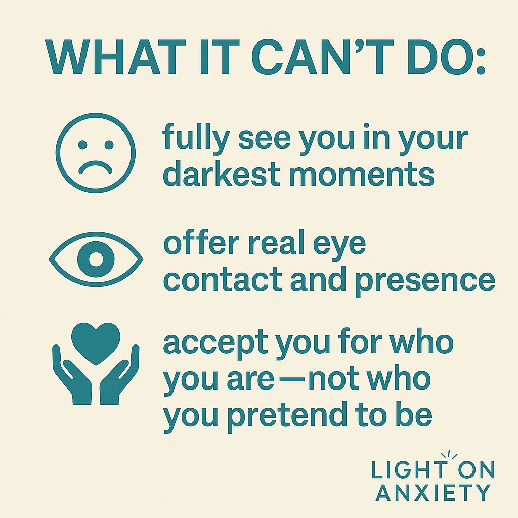 LightOnAnxiety's tweet photo. The Limits of AI in Healing Anxiety and Emotional Pain
https://t.co/qsm8uC3PAA https://t.co/Kpf8kd3ZNg