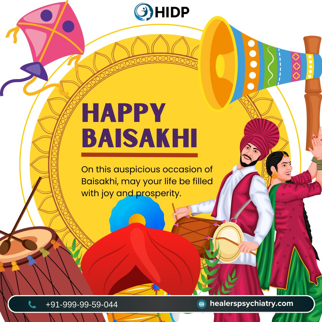 HealerPsycentre's tweet photo. Baisakhi is a time to celebrate life, gratitude, and togetherness.
Let’s spread love and cheer this festive season. Happy Baisakhi!

https://t.co/AEBd2hUaLI

#HappyBaisakhi #Baisakhi #Baisakhi2025 #mentalhealth #mentalhealthmatters #mentalhealthsupport https://t.co/TcKdky37xk