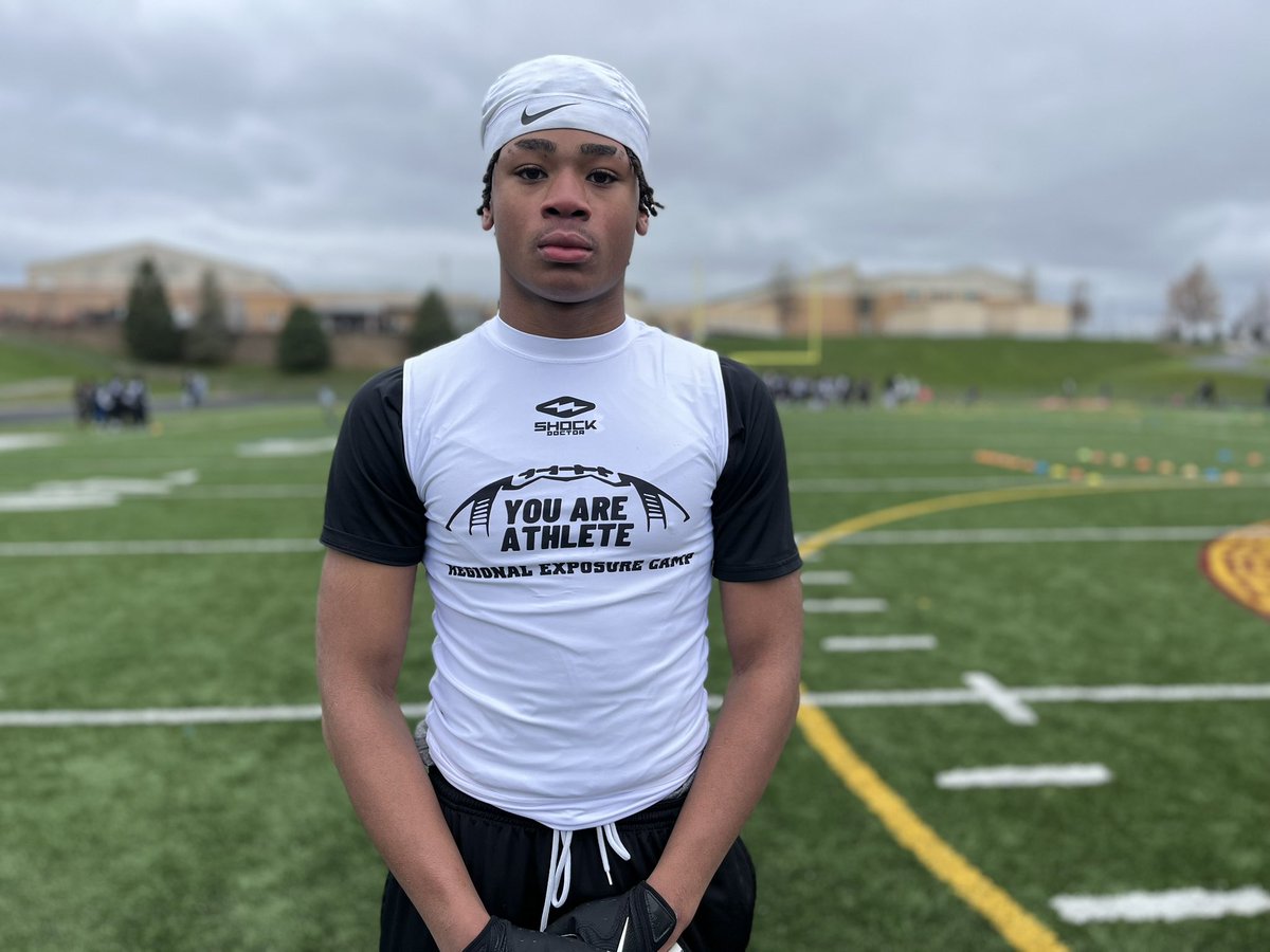 Brandon Howard (@bhoward_11) on Twitter photo Cheshire (CT.) Academy 2029 WR Nathaniel Raines (<a href="/N_Raines6/">Nathaniel Raines Jr</a>)
Raines has the ideal size early on standing nearly 6’1+, 175 pounds. He runs fluid routes, getting from point A to B w/ ease, while catching the ball w/ ease.
The 29’ prospect is primed to make a name for himself. Cheshire (CT.) Academy 2029 WR Nathaniel Raines (<a href="/N_Raines6/">Nathaniel Raines Jr</a>)
Raines has the ideal size early on standing nearly 6’1+, 175 pounds. He runs fluid routes, getting from point A to B w/ ease, while catching the ball w/ ease.
The 29’ prospect is primed to make a name for himself.