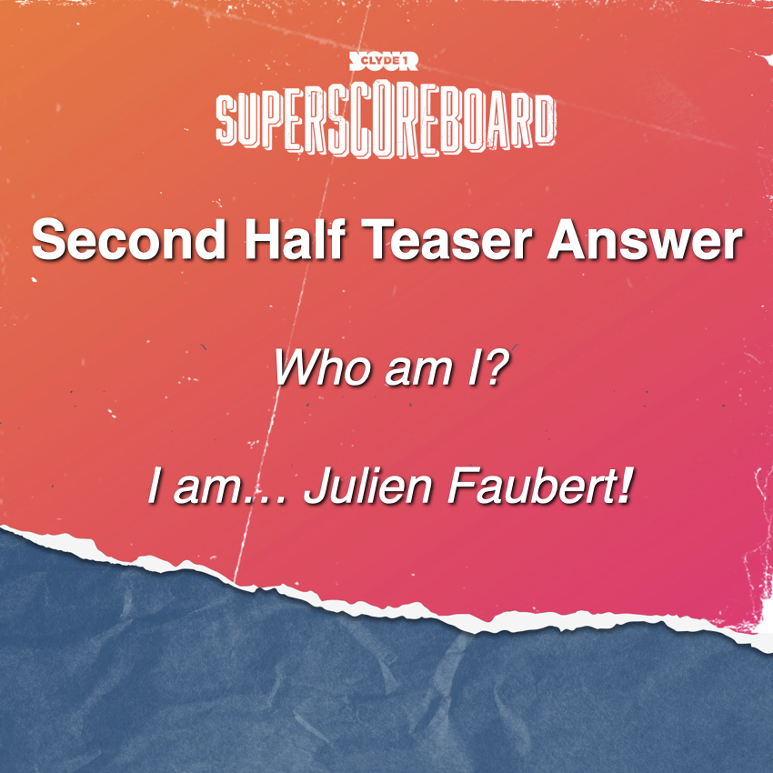 ClydeSSB's tweet photo. ✅ A great effort again from many of you again on today's #SecondHalfTeaser, but three made the podium👏👇:

🥉3rd place: Kyle
🥈2nd place: Gary Craig 
🥇1st place: Logan 

Who am I? I am - Julien Faubert👤 https://t.co/6R3kSEYhKm