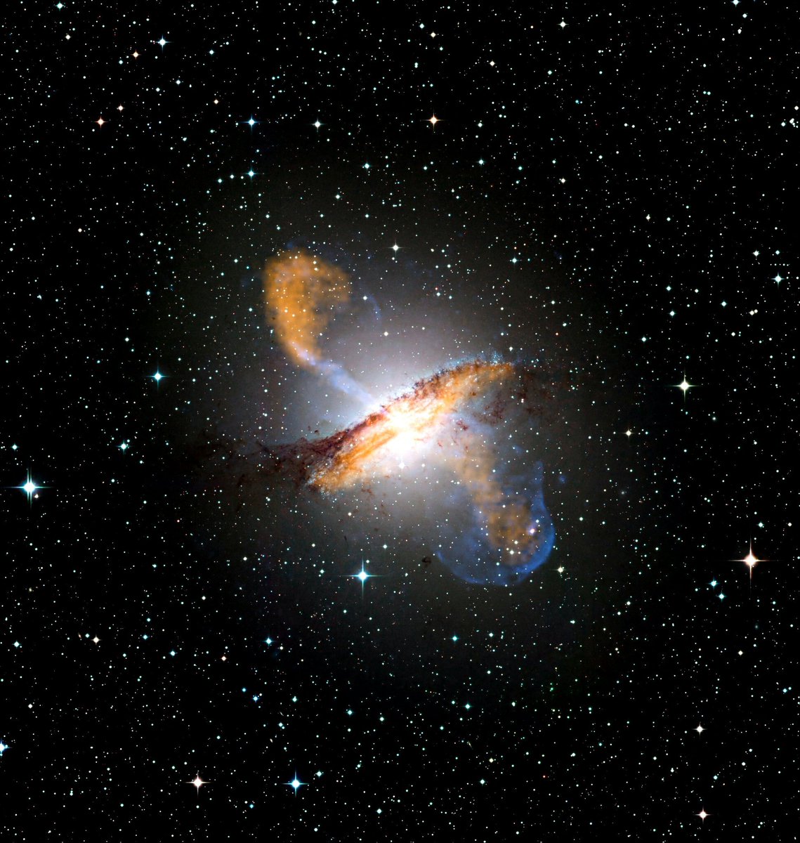 The Radio Galaxy Centaurus A, 13M Light Years Away From Earth.