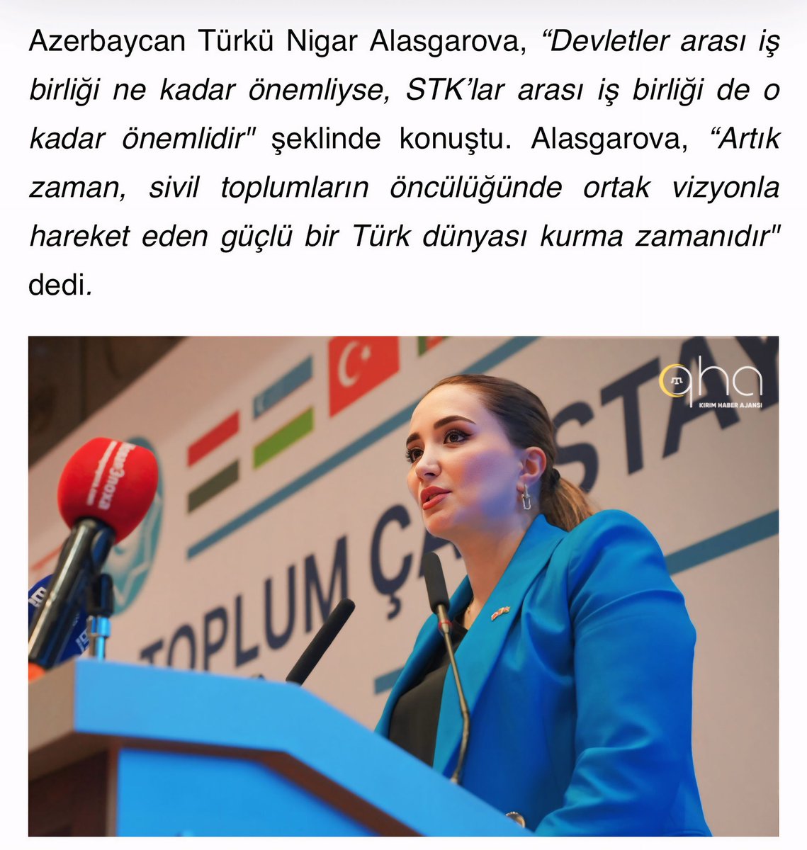Alasgarvanigar's tweet photo. 🇹🇷Ankara şəhərində 10 aprel tarixində “Türk dünyasının qeyri-hökumət təşkilatları konfransı” “EkoAvrasya” fondu, “İpək Yolu” İctimai Diplomatiya Təşkilatı və Türk Dünyası Qeyri-Hökumət Əməkdaşlıq Dərnəyi tərəfindən təşkil olunub.
#ATİB #ankaraticaretodasi #ekoavrasyavakfı https://t.co/rupSUKdzgL