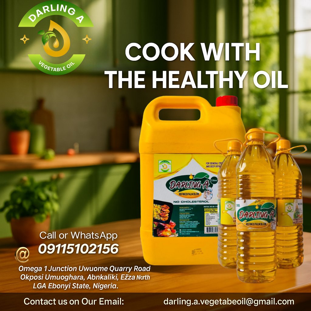 Darling_A_Oil's tweet photo. 🌱 Cook with the Healthy Oil – Darling A Vegetable Oil! 🌱 https://t.co/o6t7QjdPUA