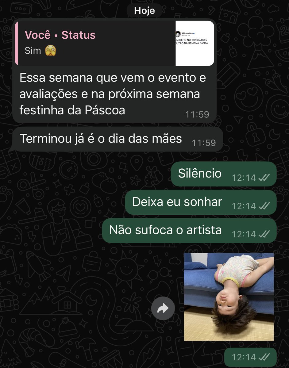 jojo_barata's tweet photo. Não pode mais nem sonhar com o feriado que vem, em paz kkkk. Ainda tenho as correções das provas e entrega de relatório😅 o professor as vzs só não fica doido por falta de tempo🤣 https://t.co/9t3qQtBWoB