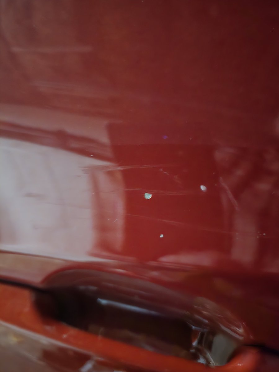 DylanPelo's tweet image. A few things I learned about my PTR-91.
It hates being clean and oiled. It jams and inaccurate as hell when cleaned.
It also throws brass everywhere and fast.  
My car was 4 yards away and behind me, yet still chipped the paint.