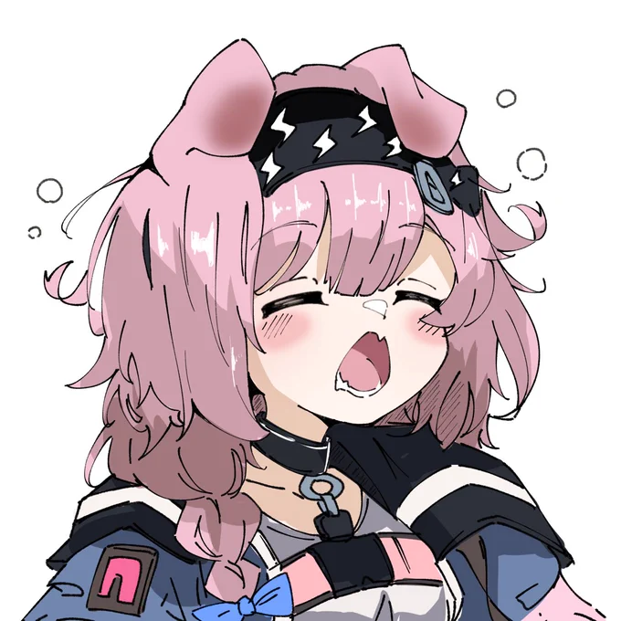 #アークナイツ マシュマロお題GGちゃん アイコン(( _ _ ))..zzzZZ 