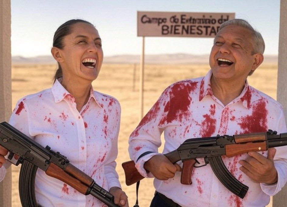 CitlaCarvajaI's tweet photo. México está cada día peor, pero a los chairos les endulzan el oído todos los días en las Mañaneras con frases Cuatroteras  y ni cuenta se dan 
👇👇
"Morena, la esperanza de los narcos"

#NarcoPresidentaClaudia
#NarcoExPresidenteAMLO https://t.co/KsFYGk1Df4