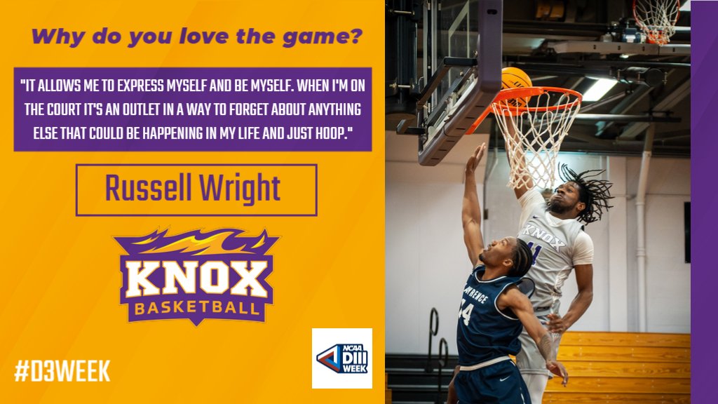 To celebrate D3 Week here at Knox we asked some of our players, why do you love the game? Here is what some of our guys had to say! 

#D3week #Firestorm