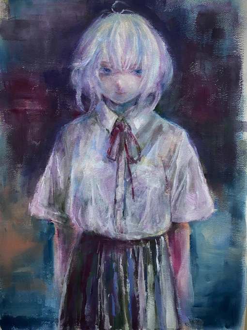 陰キャ学生紅ちゃん#白爪草 